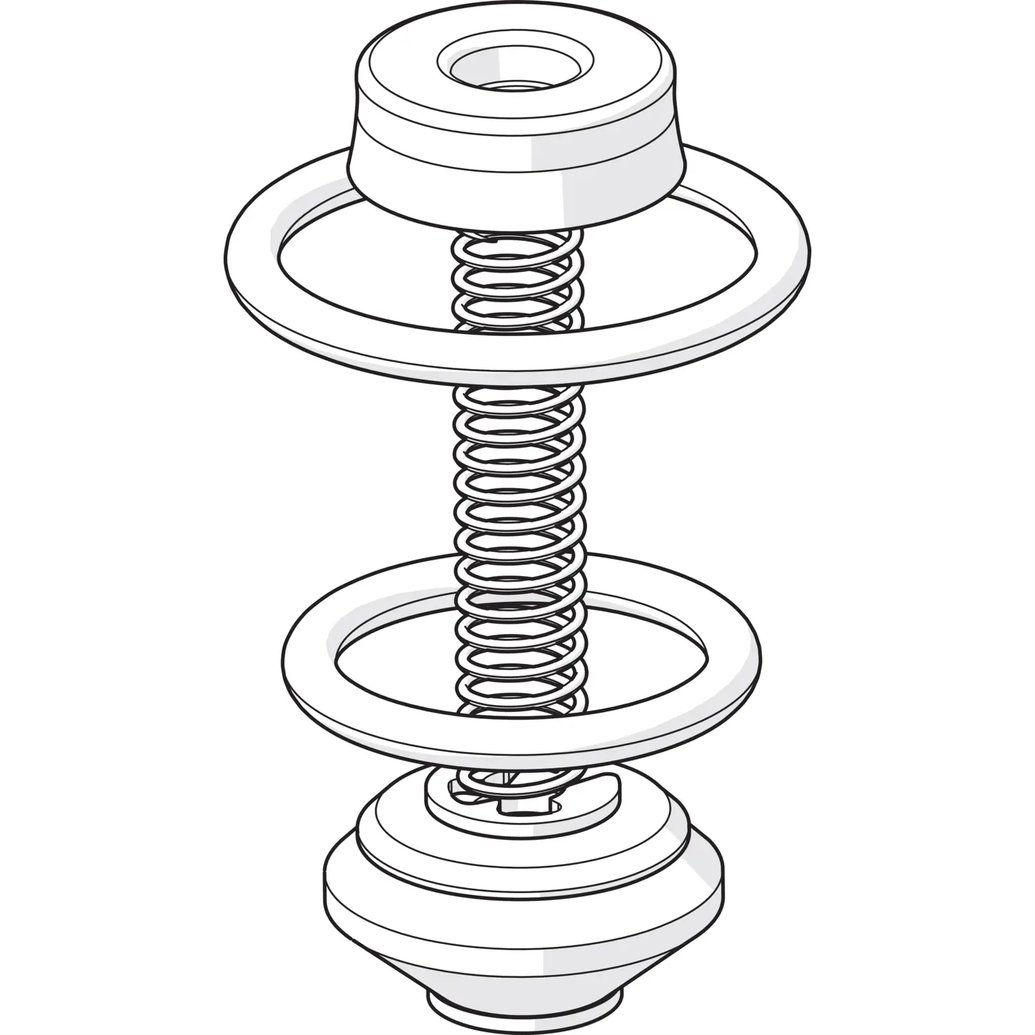 Hansa  Sealing set for diverter 59904791
