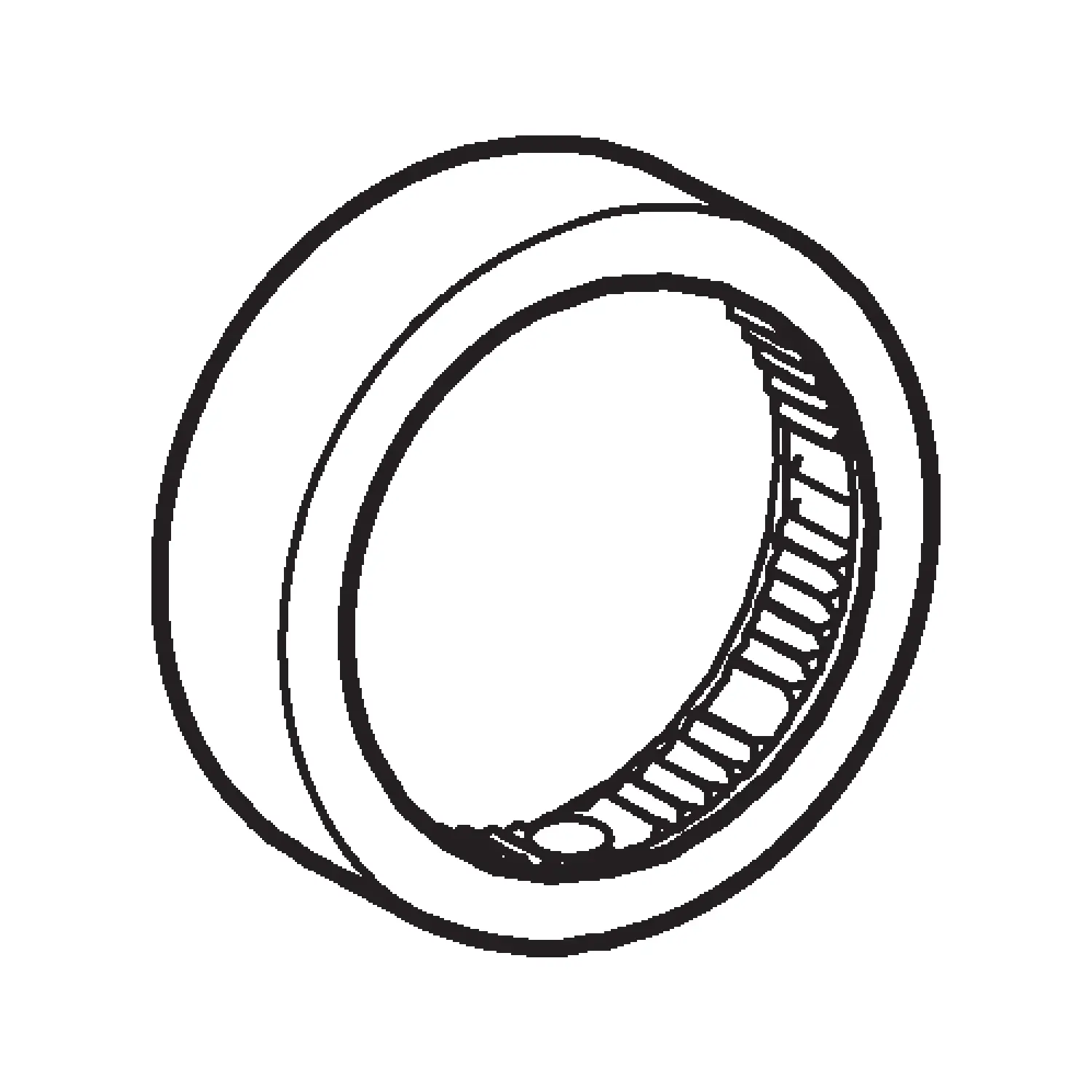 Hansa Absperrring Designo verchromt  59912130