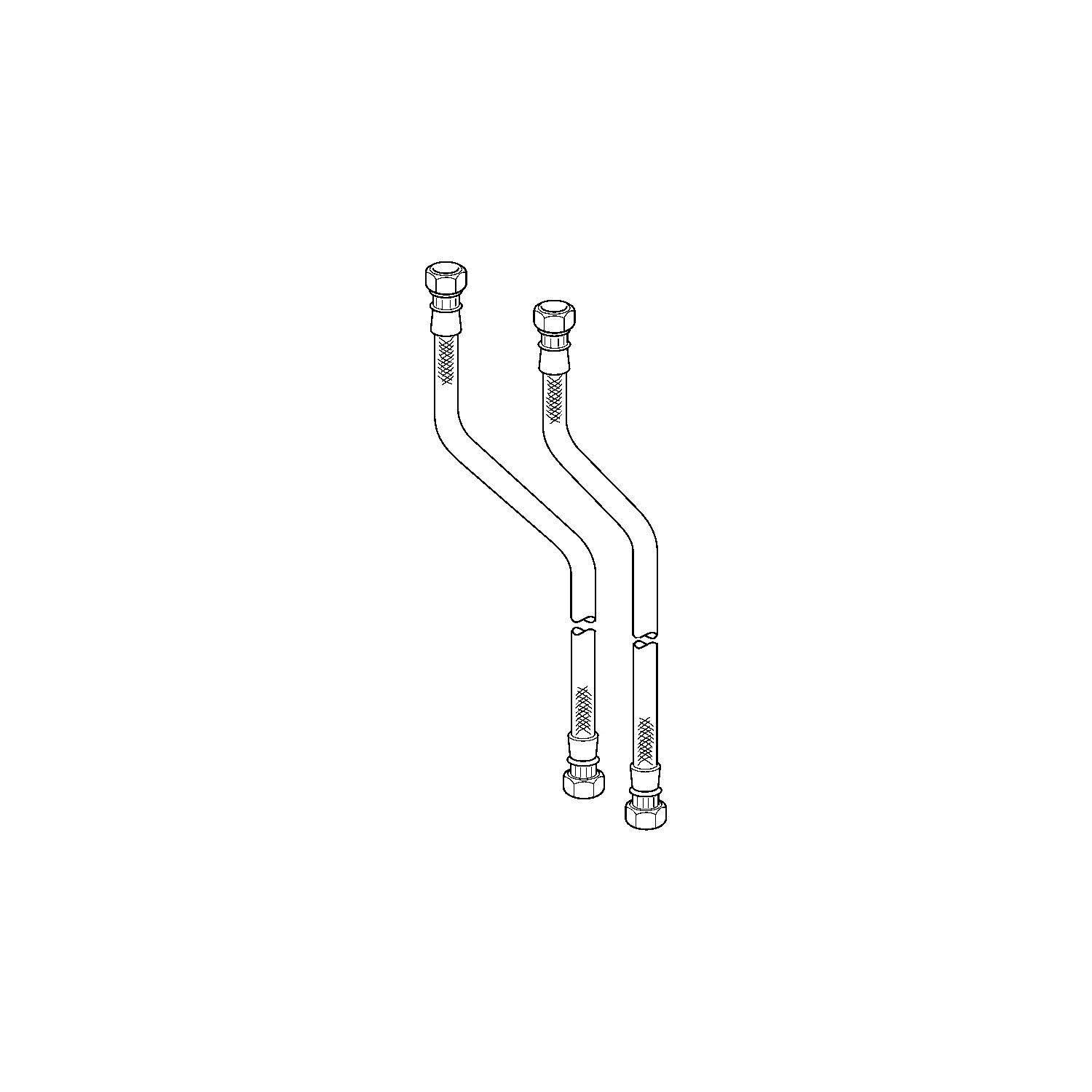 Hansa Anschlussdruckschlauch 1000mm 59912246