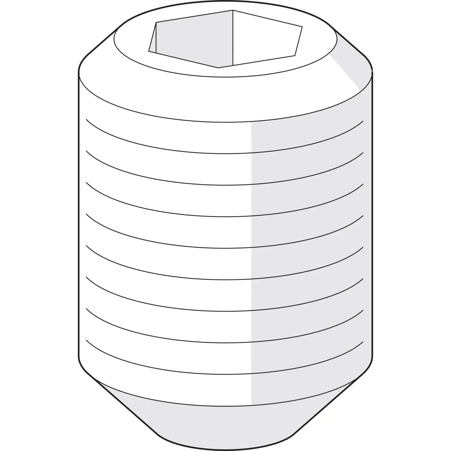 Hansa Gewindestift M5 x 7, sw 2,5 59912617 59912617