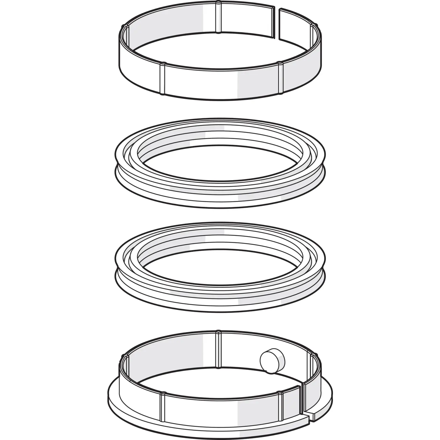Hansa  Seal set for Mix from 2004 59912646
