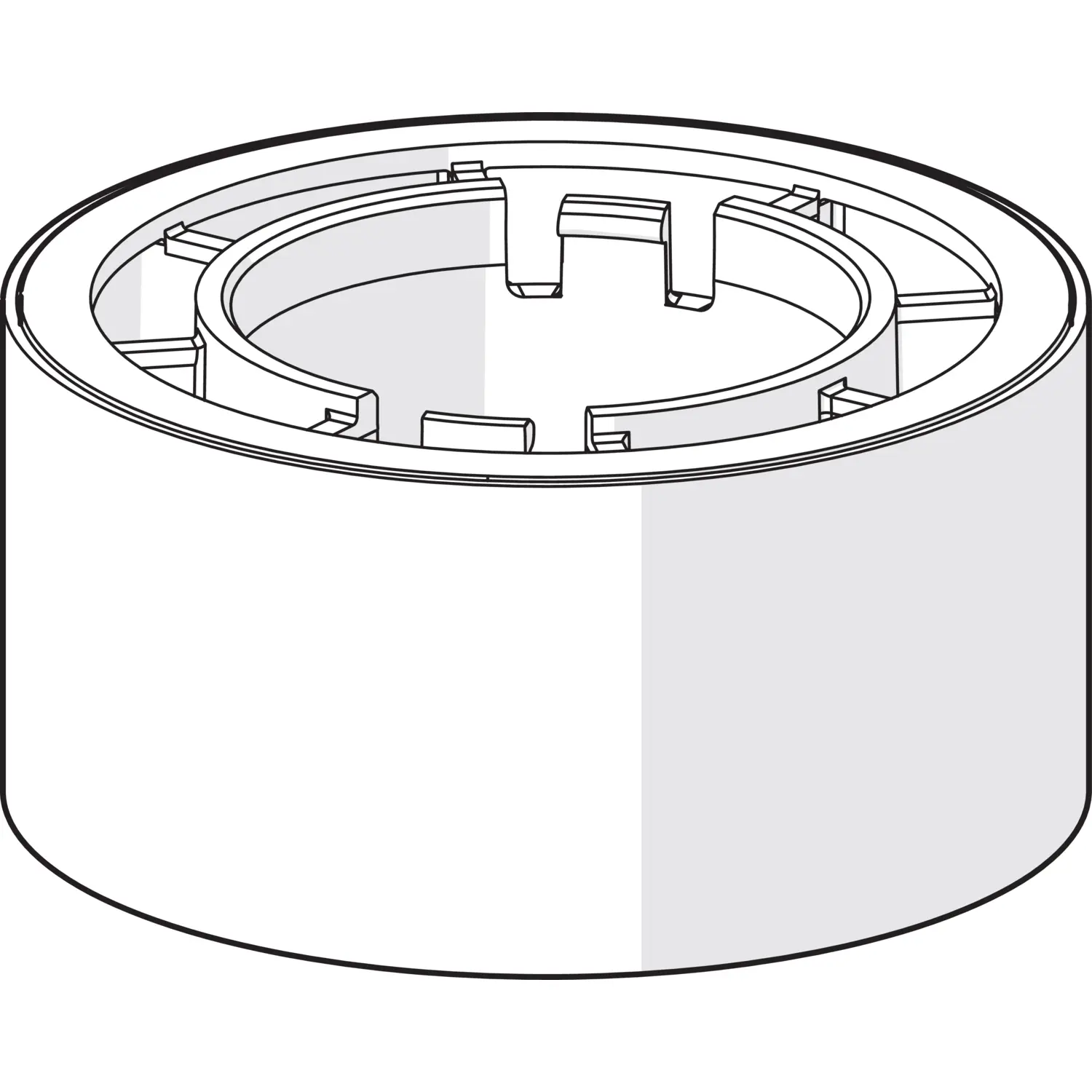 Hansa Sockel d: 62 x 30 mm chrom 59912710