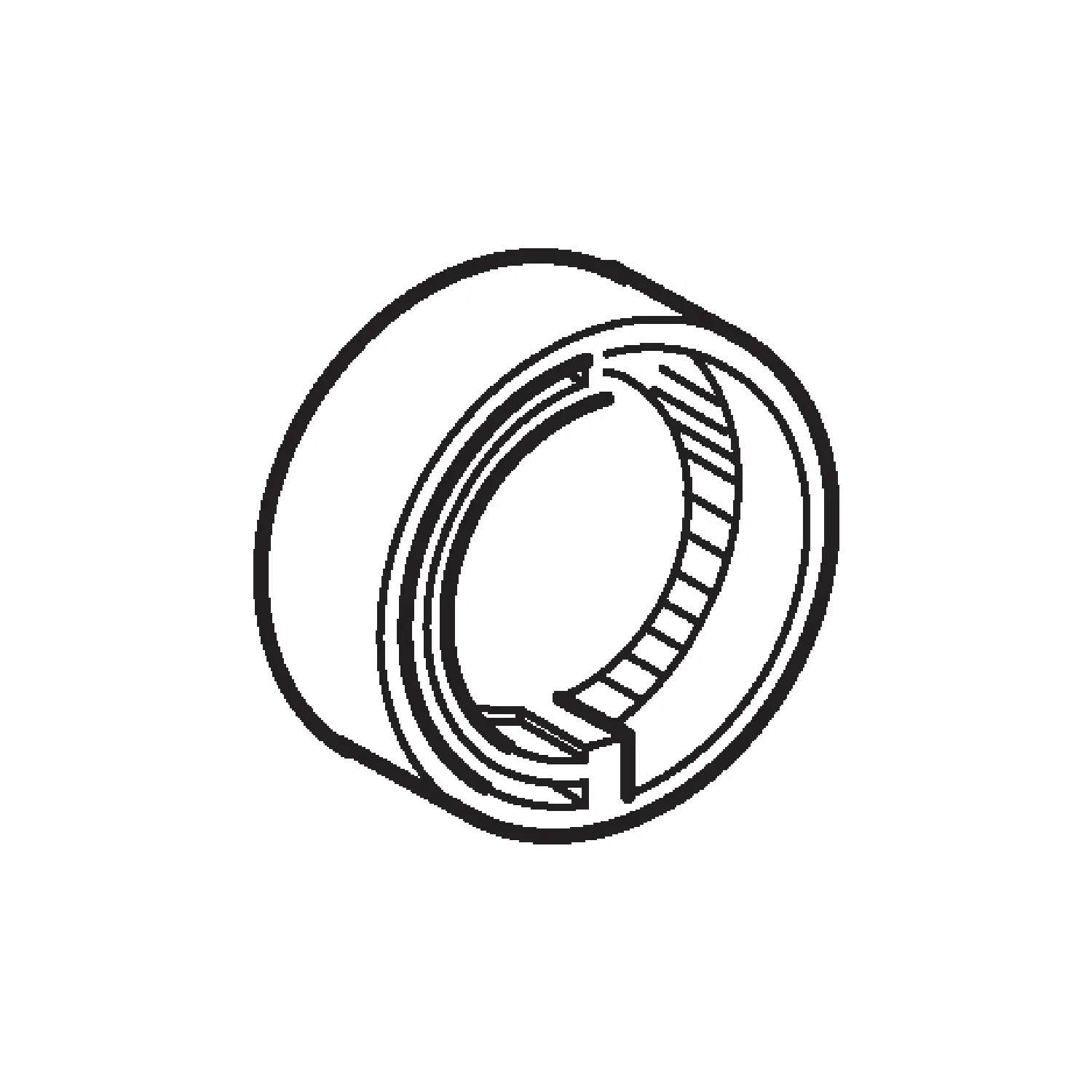 Hansa Temperatur Anschlagring chrom  59912893