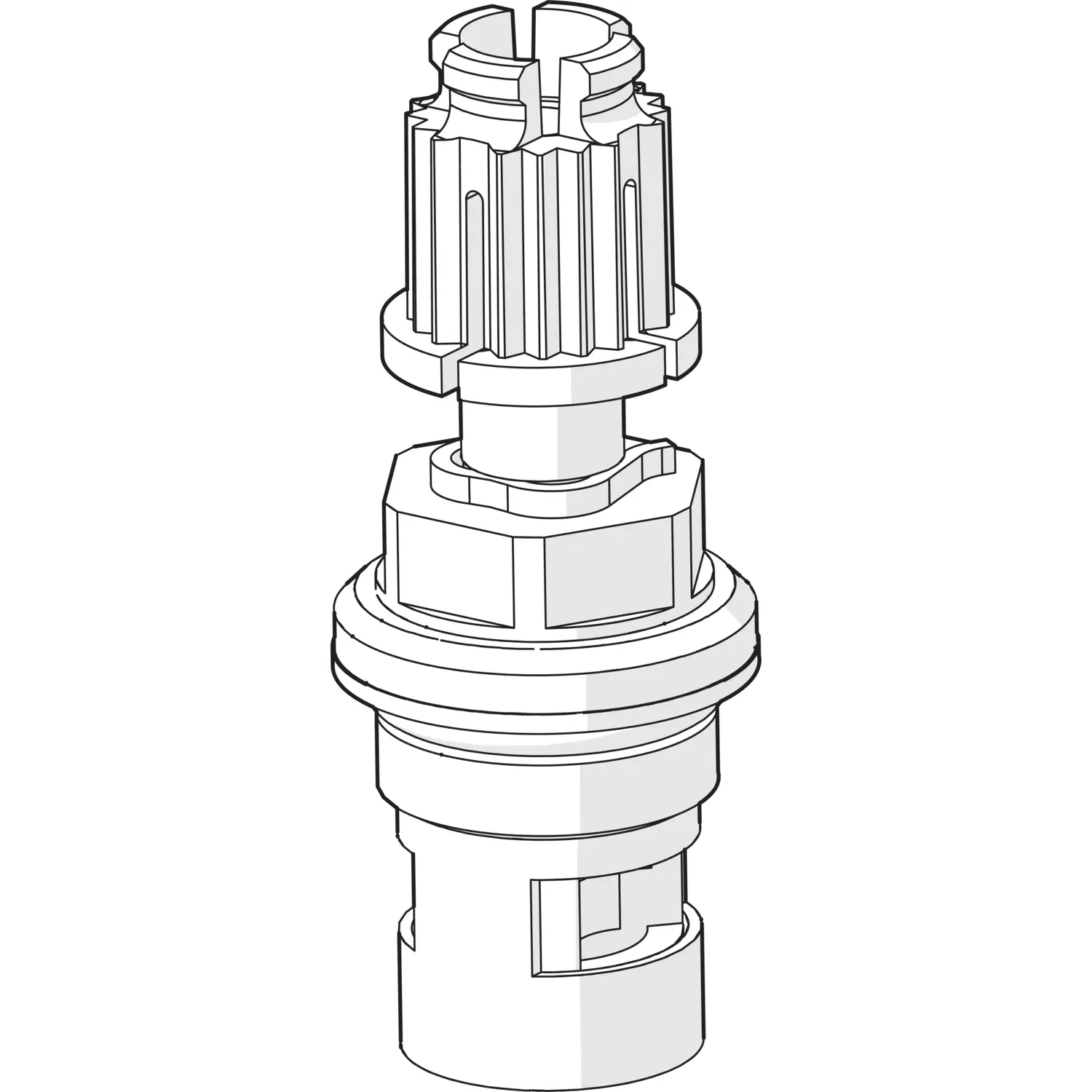 Hansa Oberteil 3/8 Zoll 90 Gr SW 15 kalt 59913261