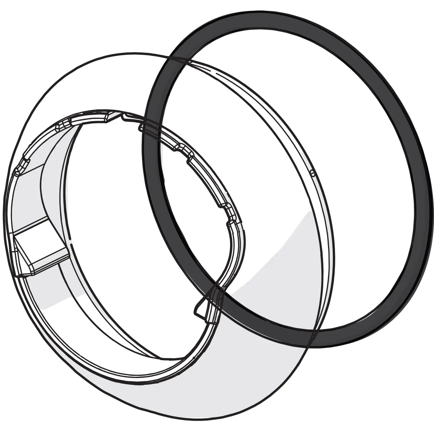 Hansa  Covering cap complete chrome 59913364