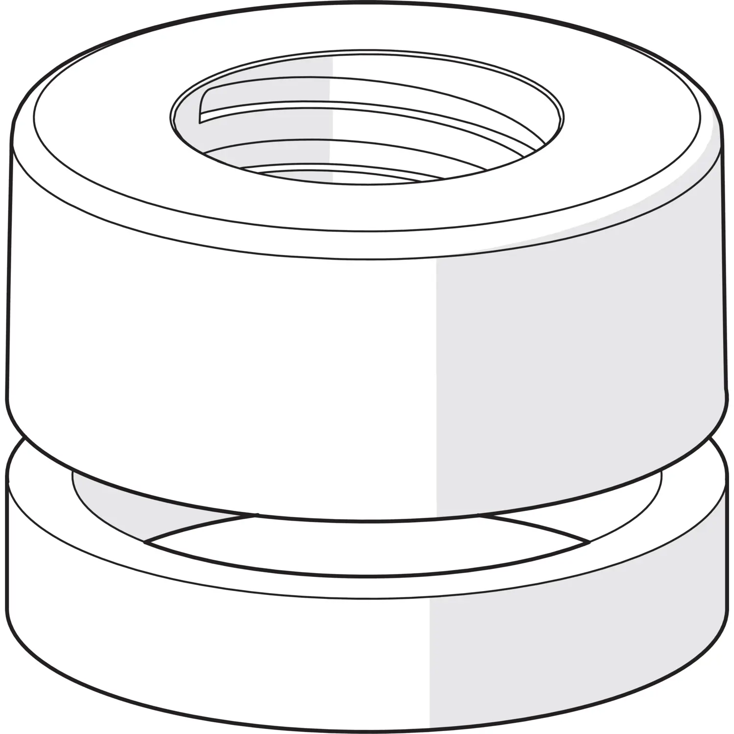 Hansa  Rosette complete chrome 59913432