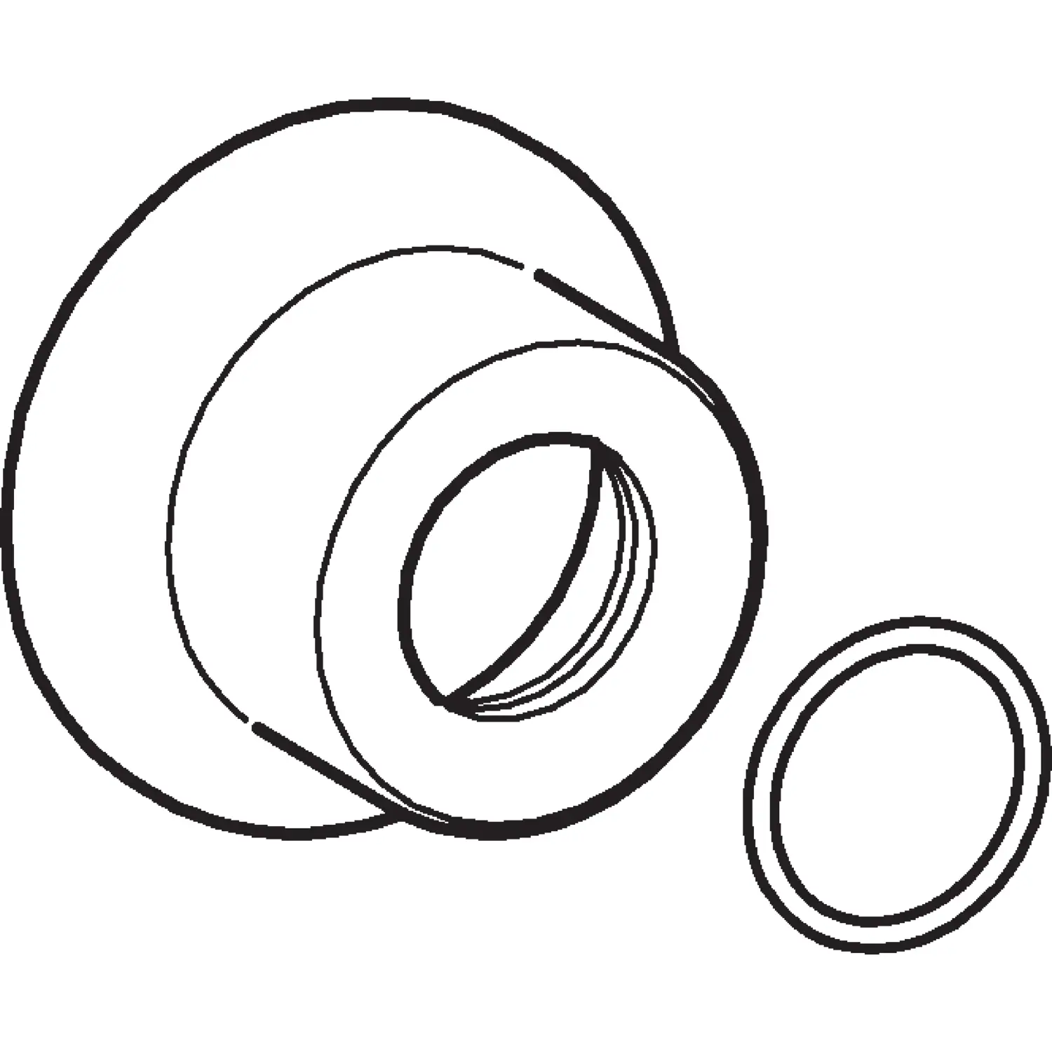 Hansa Rosette komplett chrom 59913440
