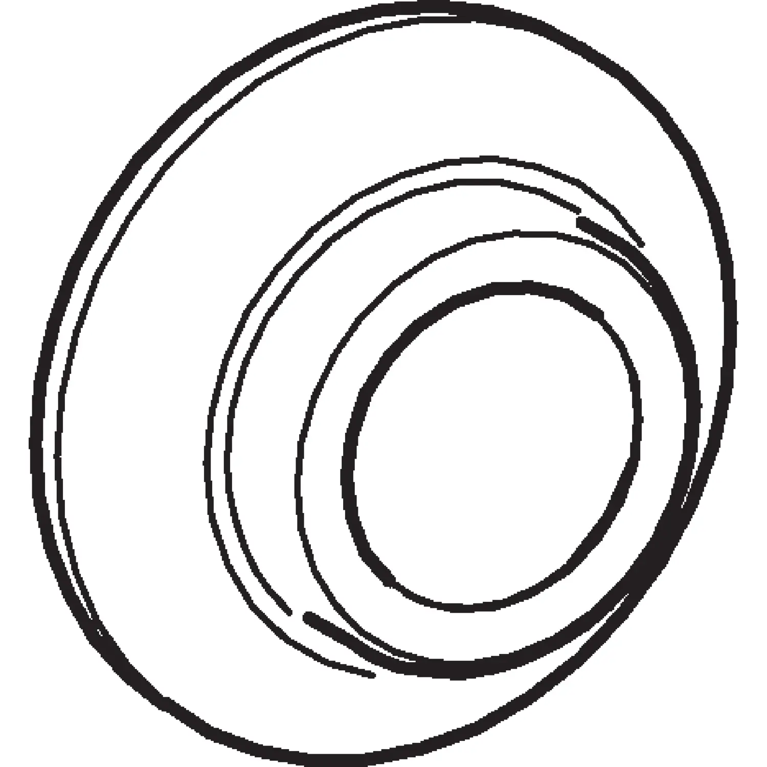 Hansa  Rosette diameter 55 mm chrome 59913443