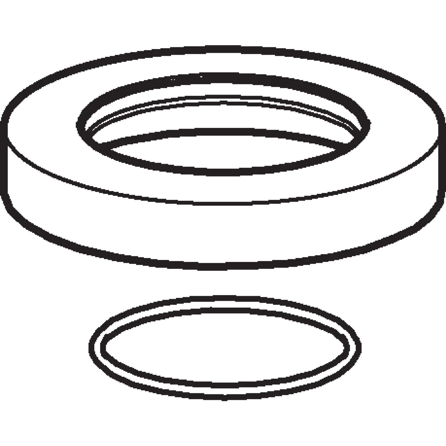 Hansa Rosette zu Compact komplett chrom 59913449