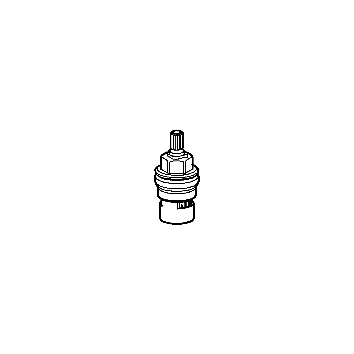 Hansa  Ceramics inset 1/2 " 90 degrees 59913491