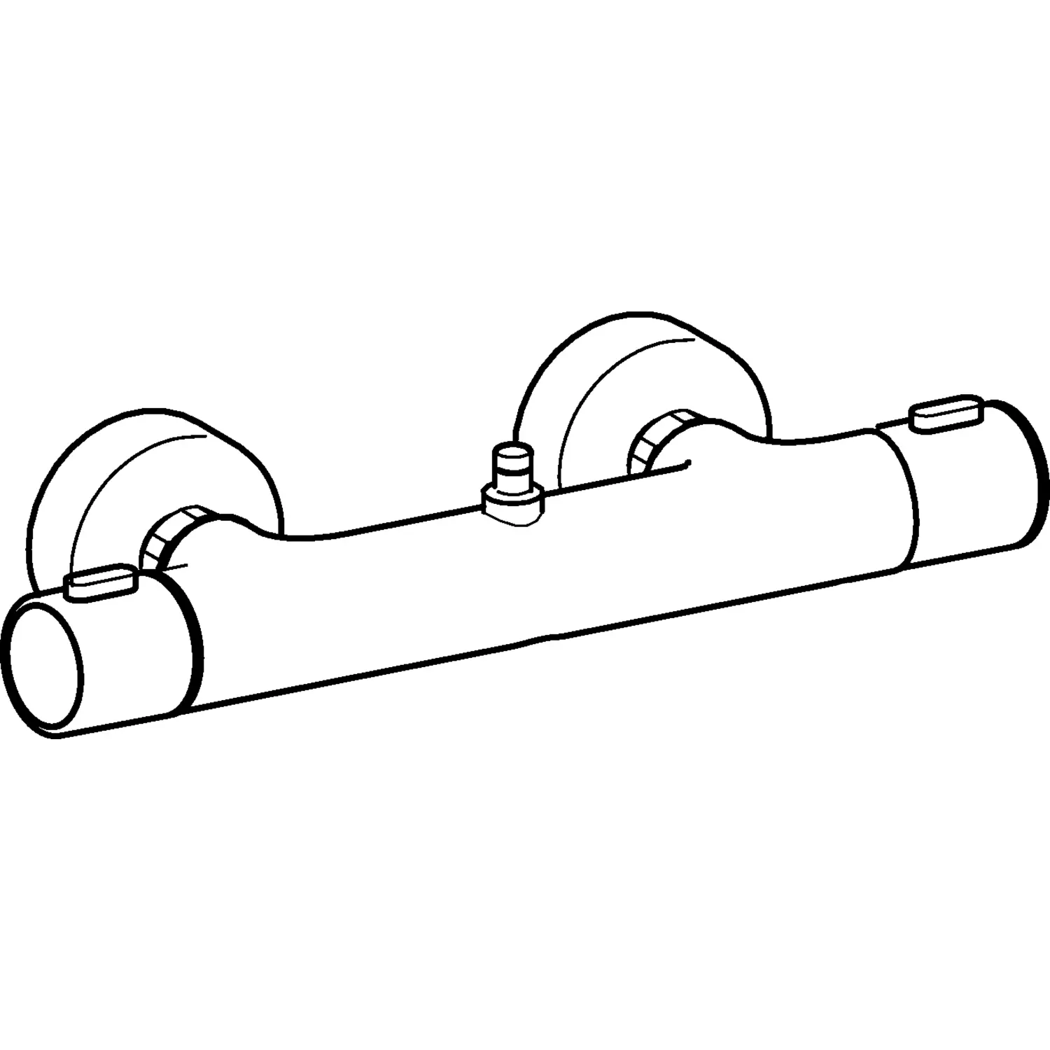 Hansa  Prisma Thermostatcomplete for Shower- system 59913950