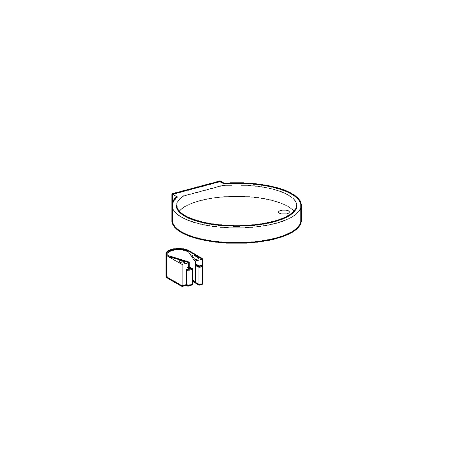 Hansa  Halteelement soap dish Viva 59913983