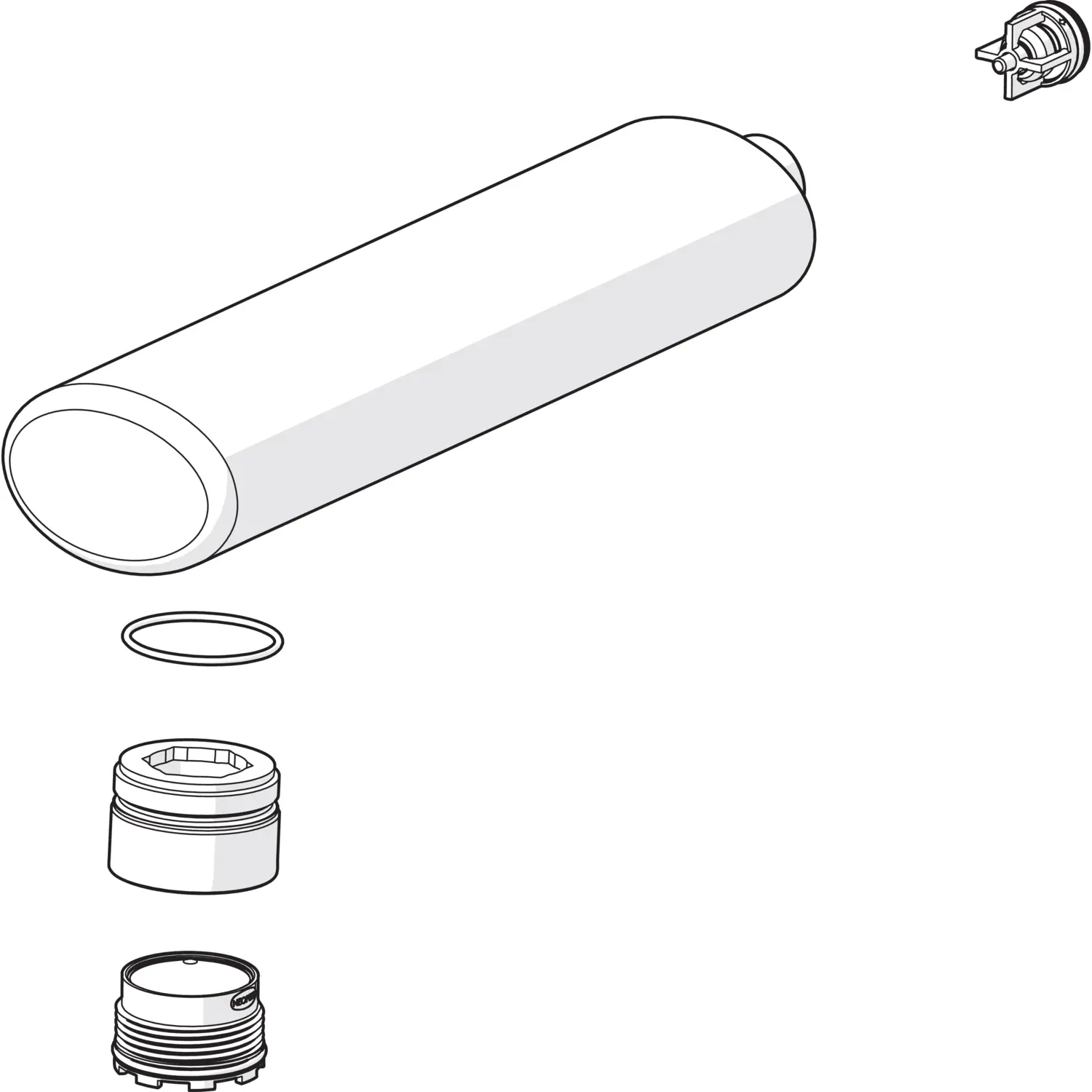 Hansa Geschirrbrause HD komplett 59914033