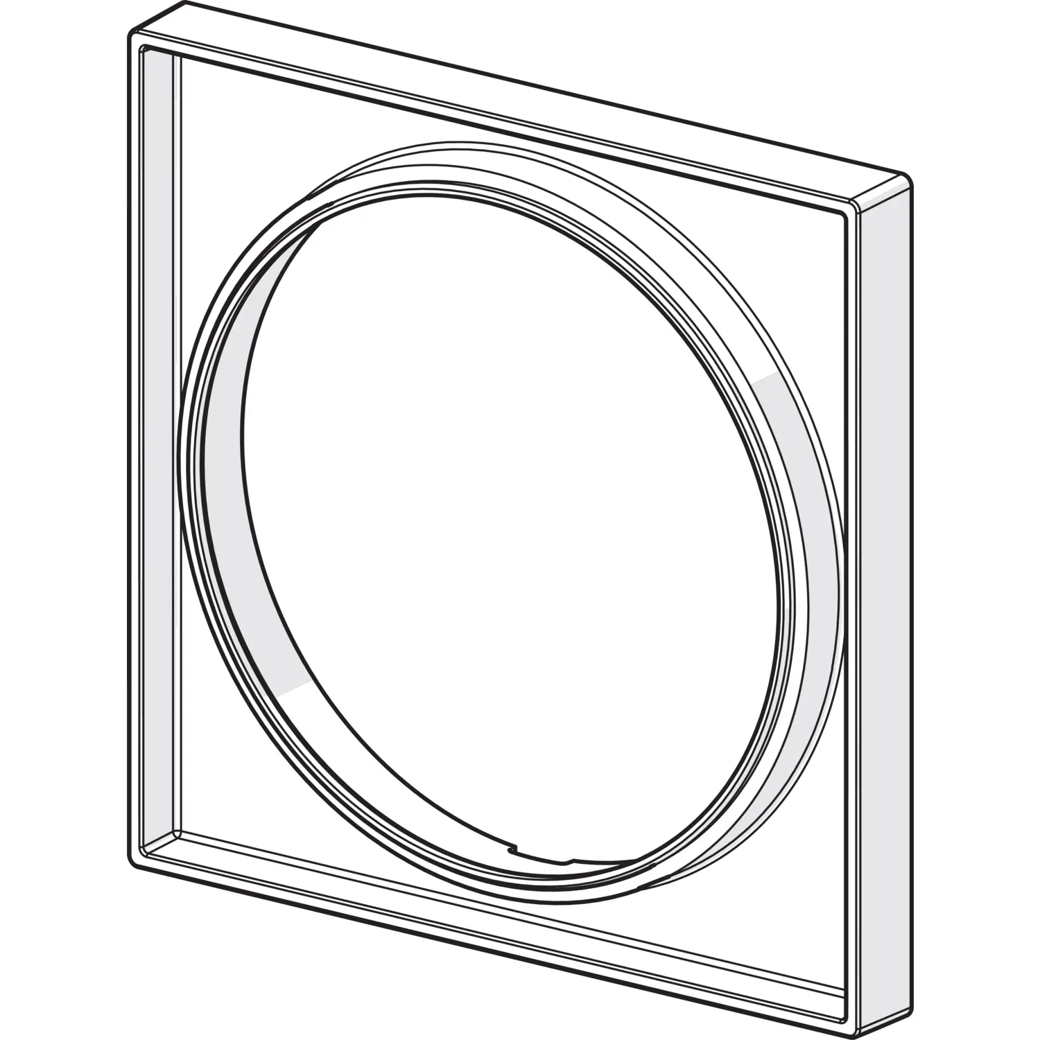 Hansa  RosettenExtension 15 mm, 150x150mm  59914192