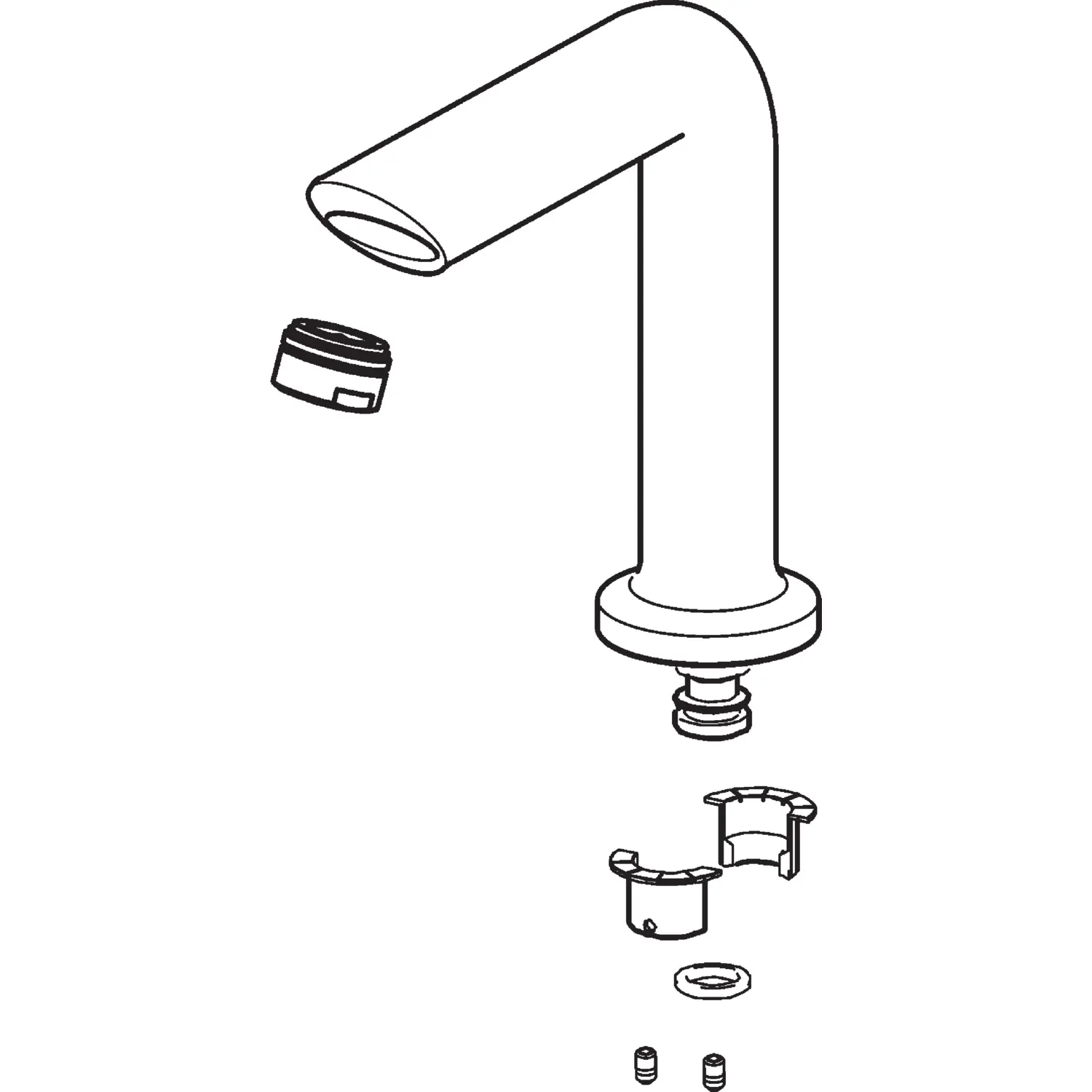 Hansa  Spout Basin Vantis complete  59914198