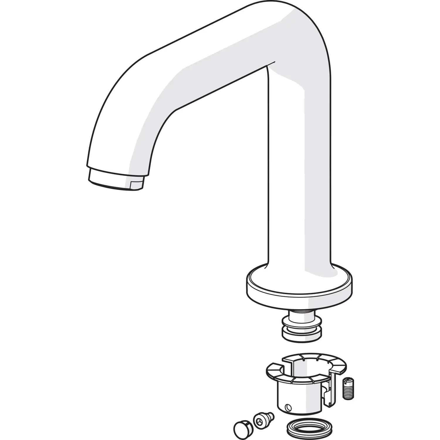 Hansa  Spout kitchen Primo complete  59914202