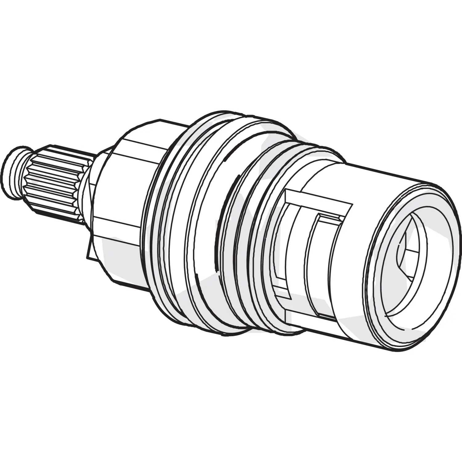 Hansa  Ceramics-inset G 1/2 for 5837 Unita  59914207