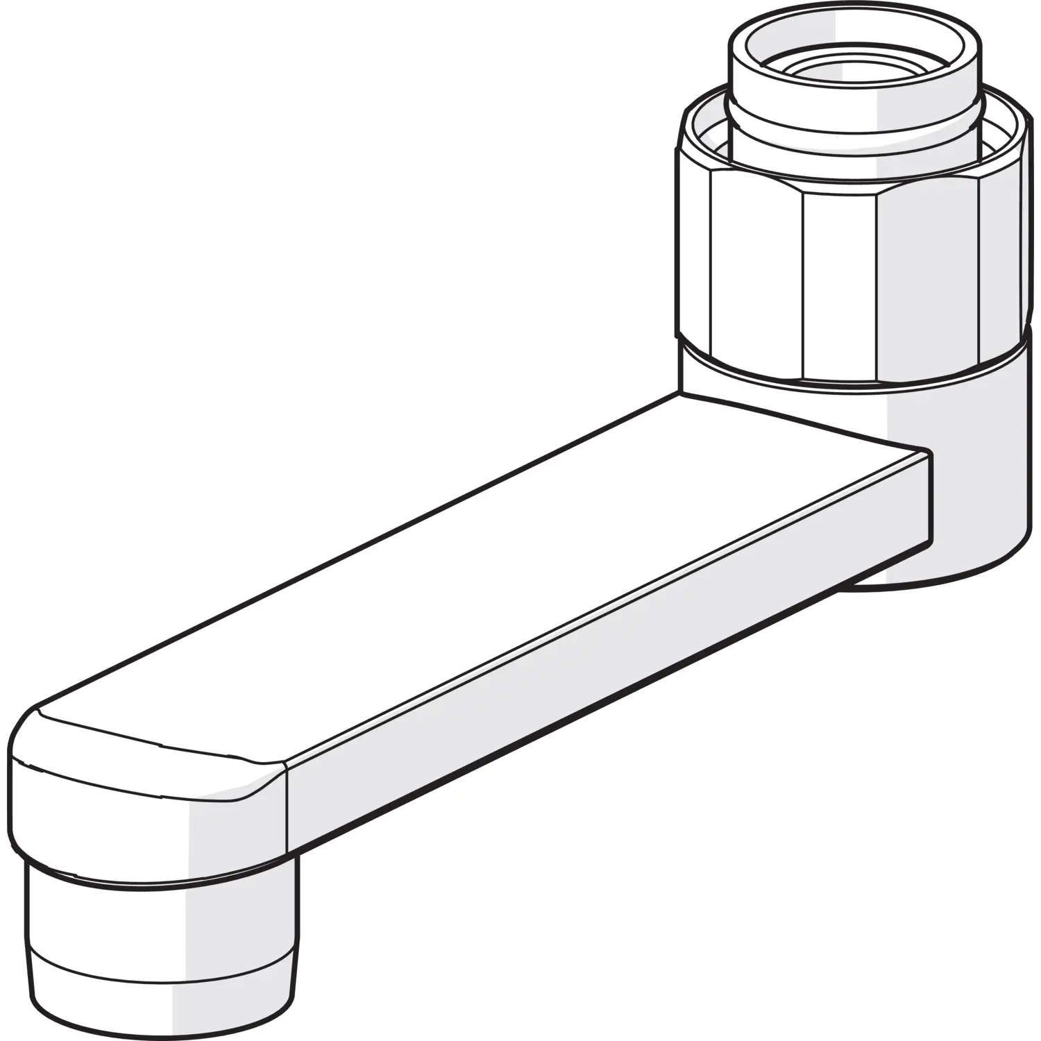Hansa  Spout 100 mm  59914230