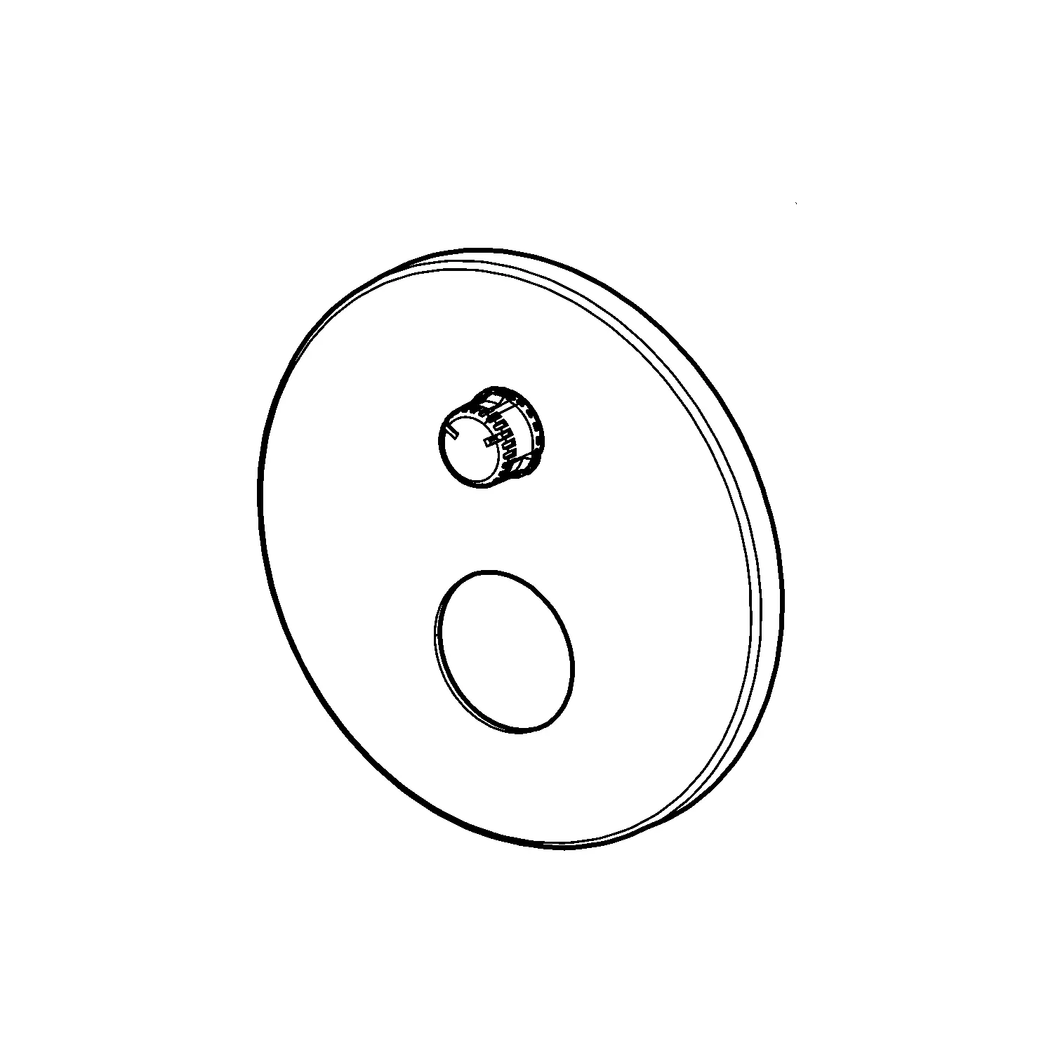 Hansa Rosette Wanne-Brause d:170 mm 59914302 59914302