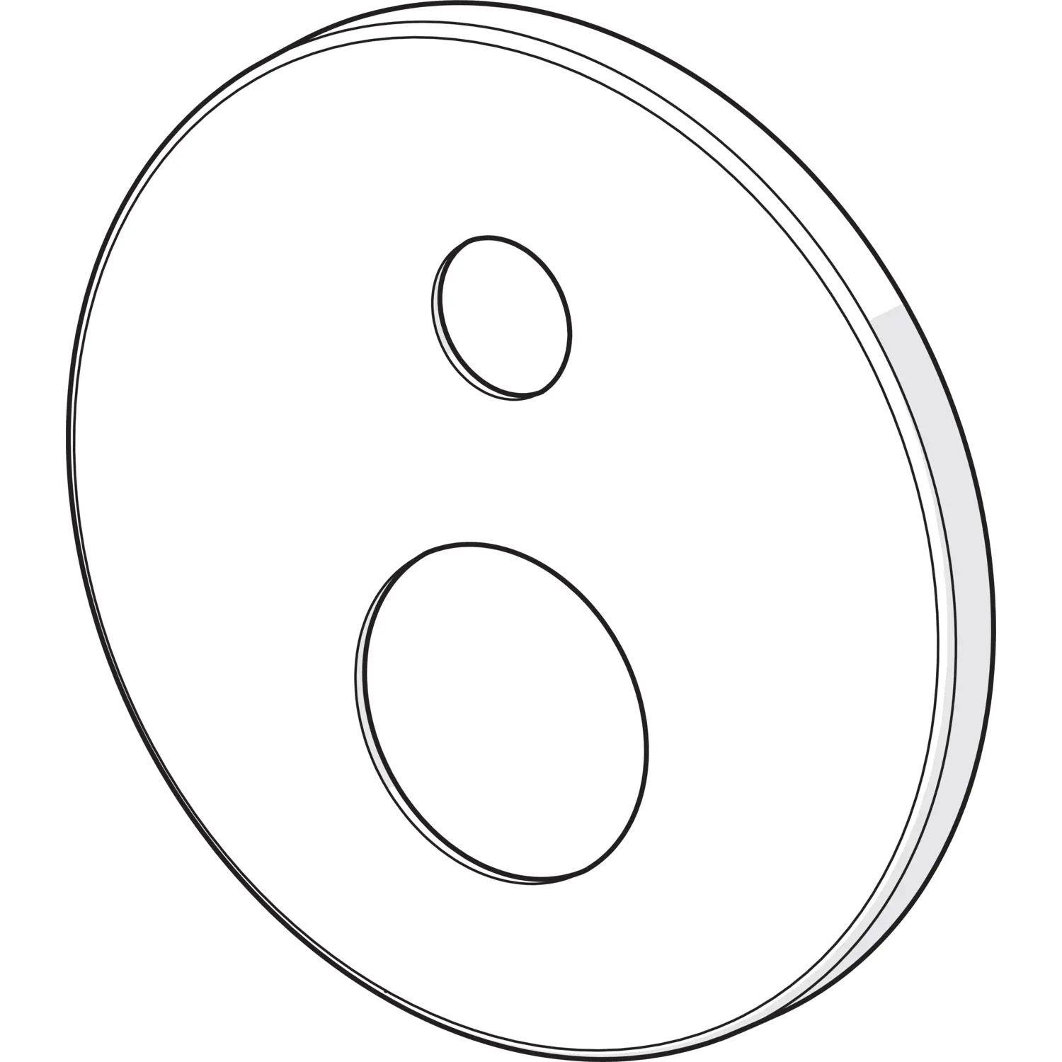 Hansa Rosette Wanne-Brause d:170 mm 59914317 59914317