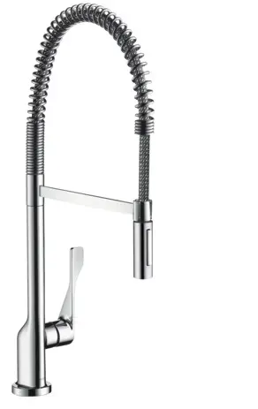 Hansgrohe Spueltischmischer Axor Citterio Semi-Pro steel optik 39840800