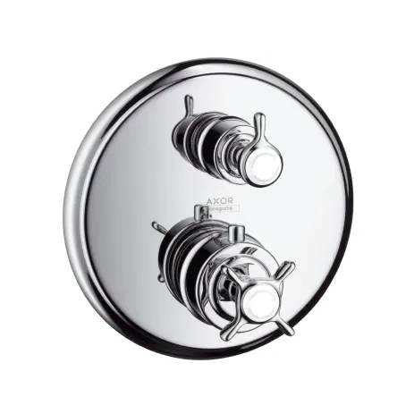 Hansgrohe Thermostat Unterputz Axor Montreux F-Set chrom mit Absperrventil 16800000