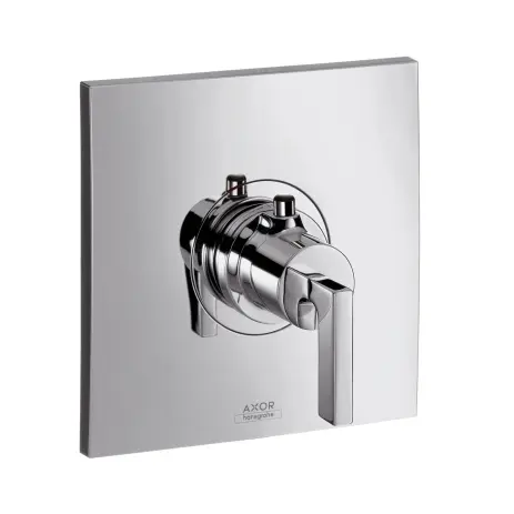 Hansgrohe Thermostat Unterputz Axor Citterio Hight Flow Fertigset chrom mit Hebelgr. 39711000