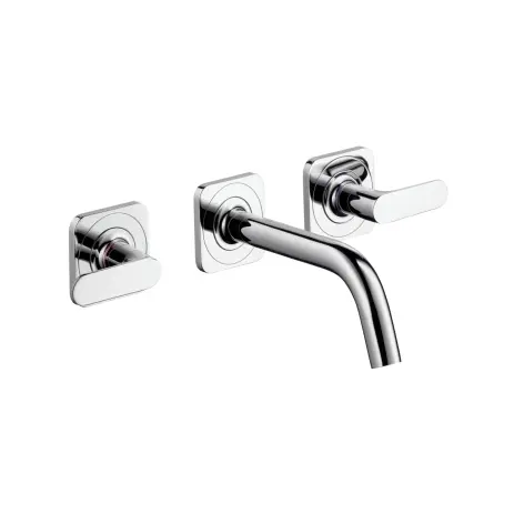 Hansgrohe 3-Loch Waschtischarm.UP Axor Citterio M chrom kurzer Ausl.m.Hebelgr. 34313000