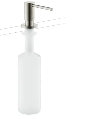 Hansgrohe Spülmittelspender Axor Uno edelstahl-optik 42818800
