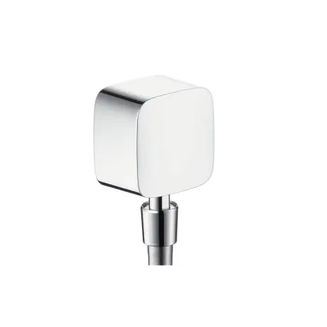 Hansgrohe Fixfit wall outlet with non-return valve and pivot joint chrome 27414000