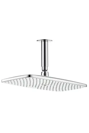 Hansgrohe Raindance E 360 Air 1jet overhead shower 360mmx190mm with ceiling connector 100mm chrome 27381000