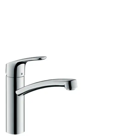 Hansgrohe Spueltischmischer Focus E2 Festauslau chrom Niederdruck 31804000