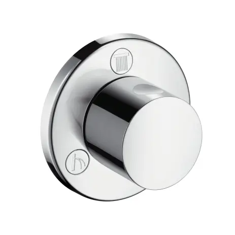 Hansgrohe Umstellung Quattro Trio Fertigset chrom zylindrischer Griff 15932000