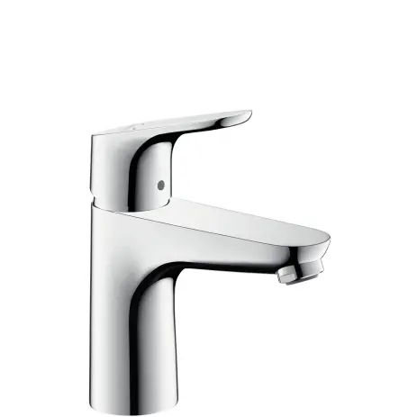 Hansgrohe Single lever basin mixer 100 with pop-up waste set Focus chrome 31607000