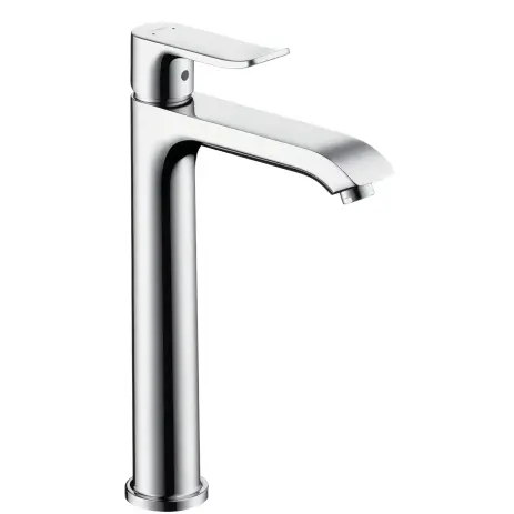Hansgrohe Waschtischmischer 200 Metris Highriser ohne Ablaufgarnitur chrom 31185000