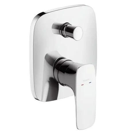 Hansgrohe Single lever bath mixer for concealed installation PuraVida chrome 15445000