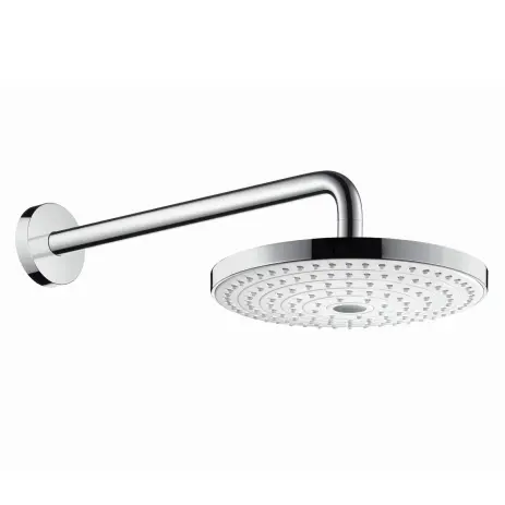 Hansgrohe Kopfbrause Raindance Select S 240 2jet 240mm Brausearm 390mm weiss chrom 26466400
