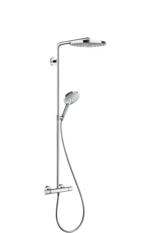 Hansgrohe Raindance Select S 240 2jet Showerpipe chrome w overhead shower  27129000