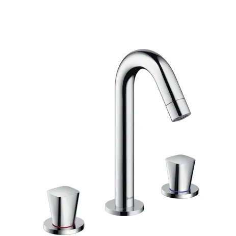 Hansgrohe 3-Loch Waschtischarmatur Logis chrom  71133000
