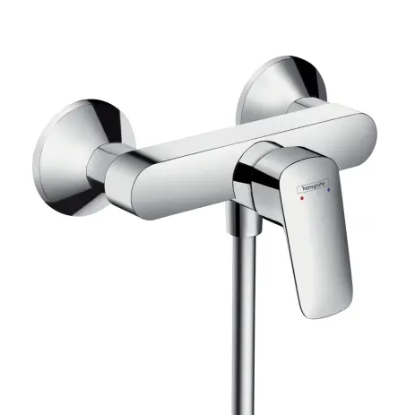 Hansgrohe Single lever shower mixer f exposed install.  Logis chrome  71600000