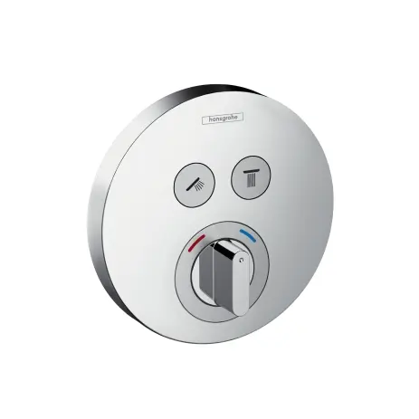 Hansgrohe Mischer Unterputz ShowerSelect S Fertigset 2 Verbraucher chrom 15748000