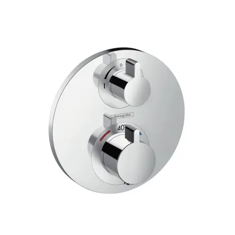 Hansgrohe Thermostat Unterputz Ecostat S Fertigset 2 Verbraucher chrom 15758000