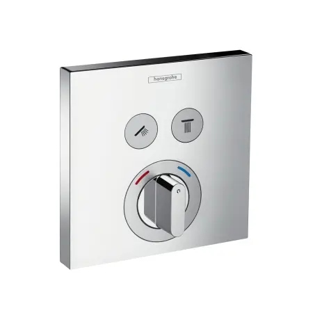Hansgrohe Mischer Unterputz ShowerSelect Fertigset 2 Verbraucher chrom 15768000