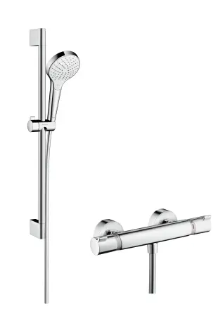 Hansgrohe Brausenkombi Croma Select S Vario/ Ecostat Comfort Unica Crometta 650mm 27013400