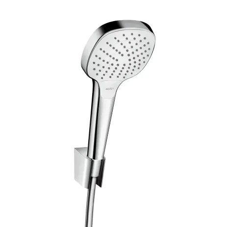 Hansgrohe Brausenset Croma Select E Vario/ Porter weiss/chrom Brauseschlauch 1600mm 26413400