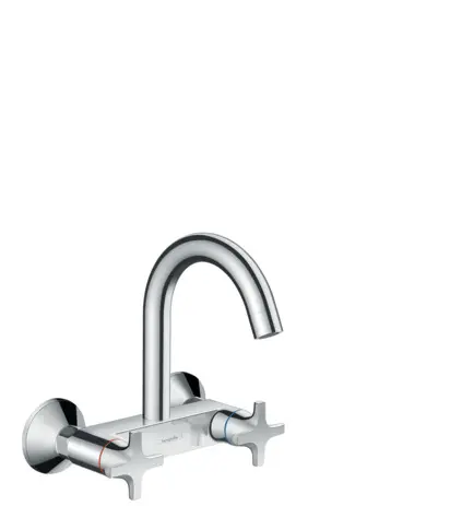 Hansgrohe Zweigriff Spültischarmatur Logis Classic chrom Highspout 71286000
