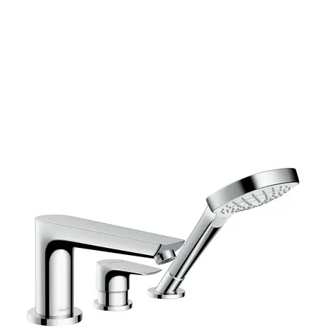 Hansgrohe 3-Loch Wannenmischer Talis E F-Set chrom Wannenrandmontage 71730000
