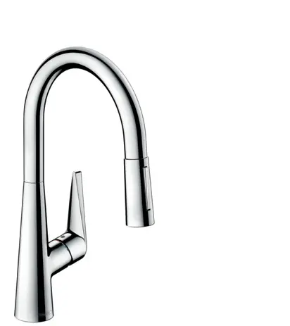 Hansgrohe Spültischmischer Talis S 200 edelstahl-optik mit Ausziehbrause 72813800
