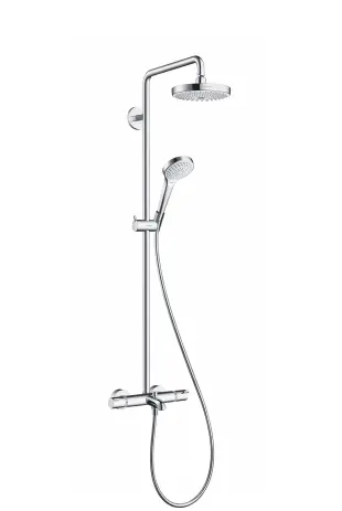 Hansgrohe Showerpipe Croma Select S 180 Wanne weiss/chrom 27351400