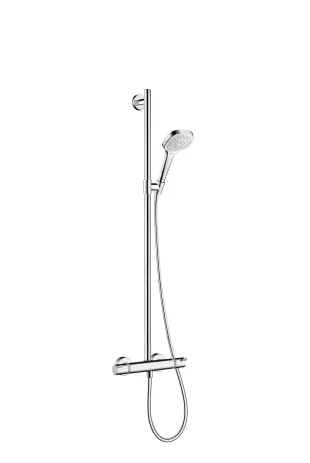 Hansgrohe Showerpipe Croma Select E Multi SemiPipe weiss/chrom 27248400